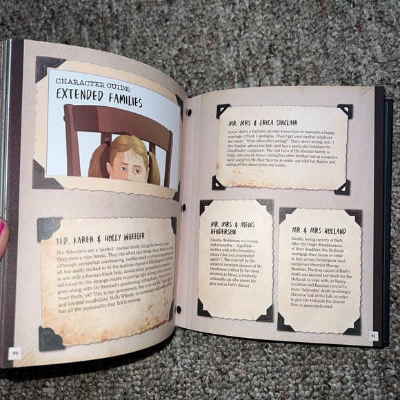 Stranger Things Fan Field Guide Hardback EUC - Picture 4 of 6